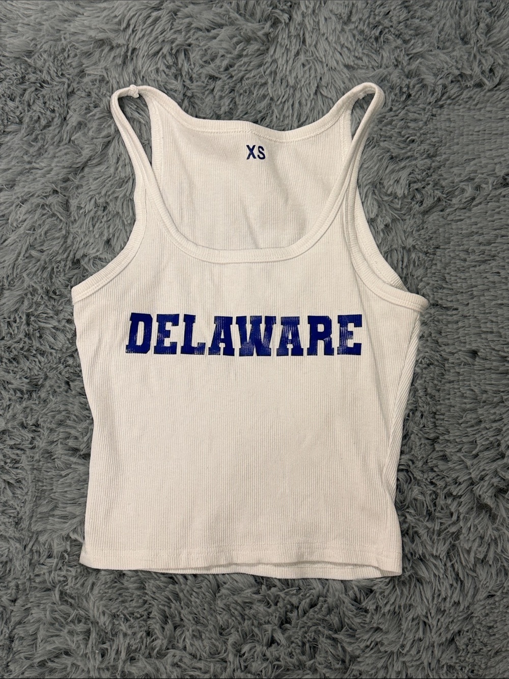 NEW-University of Delaware Cropped Tank Top